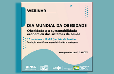 Webinar: Obesidade e sustentabilidade econômica dos sistemas de saúde