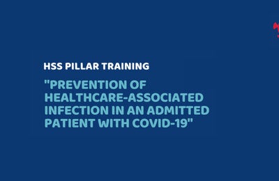 Training: "Prevention of infection associated with healthcare in a patient admitted with COVID-19"