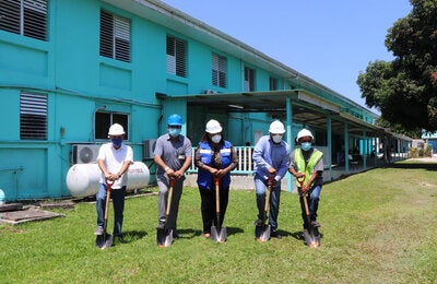 PAHO/WHO and MoHW launched of retrofitting stage for PG Community Hospital