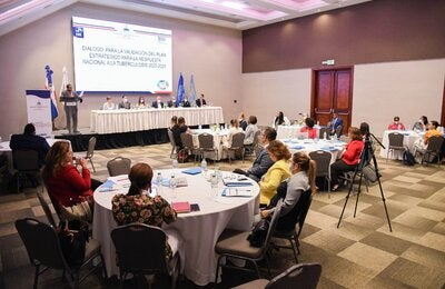 Durante el evento el “Dialogo de la Respuesta Nacional a la Tuberculosis”.