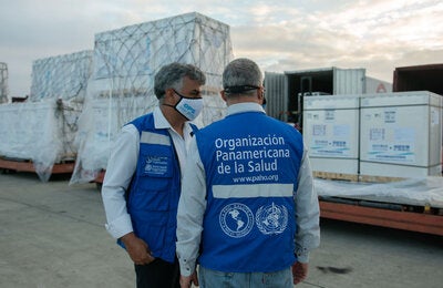 Venezuela recibe vacunas por medio de COVAX