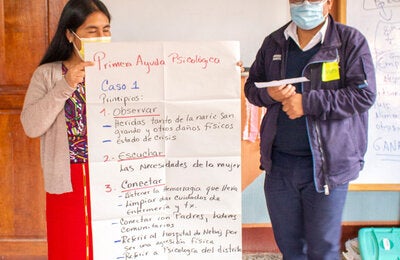 Community leaders receive MHPSS training