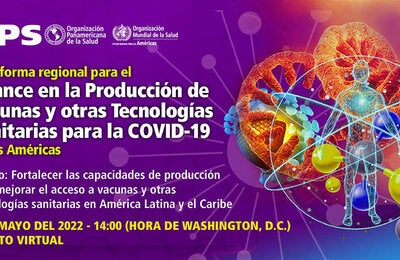 Baner con figura de una cadena genética