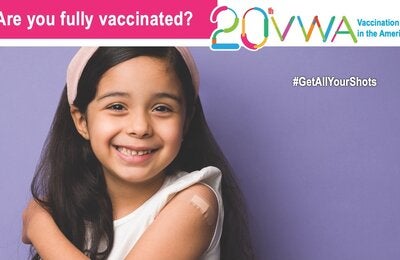 VWA 2022 Event - Happy vaccinated girl
