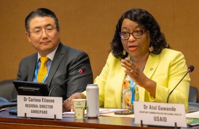 PAHO Director urged to make greater investments in primary health care to achieve universal health care