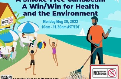 Webinar announcement: A Smoke-Free Caribbean: A Win/Win for Health and the Environment