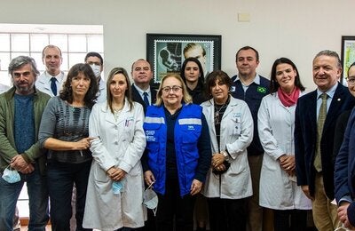 Delegación en el Hospital Pereira Rossell