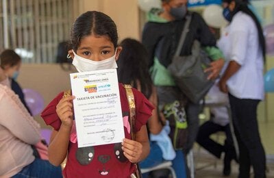 © PAHO/WHO Venezuela, Miranda | 2021. Vaccination Week in the Americas to prevent measles, polio, diphtheria and other diseases.