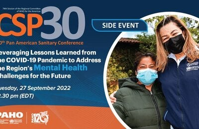 Leveraging Lessons Learned from the COVID-19 Pandemic to Address the Region’s Mental Health Challenges for the Future