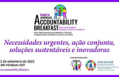 PMNCH Annual Accountability Breakfast portugues