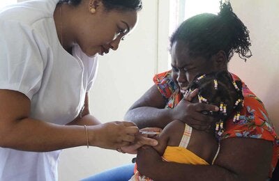 © PAHO/WHO Jamaica, Kingston | 2016. Vaccination Week in the Americas is officially launched. PHOTO: HR.