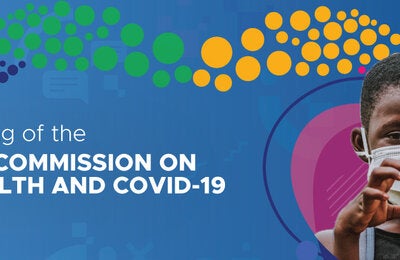 Banner of the Second Meeting of the High Level Commission on Mental Health and COVID-19