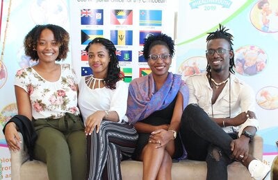 Youth who attended the inagural Caribbean Congress for Youth and Adolescent Health