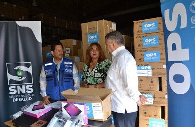 Durante la entrega.