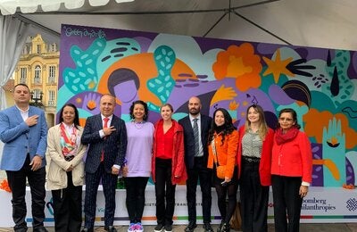 Dra Tambini Ministro y delegacion