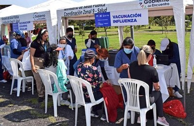 Ecuador - Lanzamiento de la Campaña Nacional contra la Influenza 2022-2023