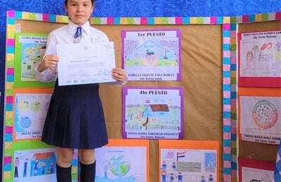 Concursante ganadora en la categoría 2