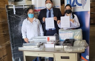 Donación de insumos de SSR a 5 regiones sanitarias