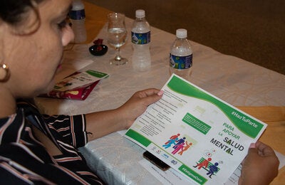 Material preparado para la capacitación