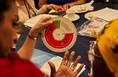 Usando tecnologías perinatales durante el taller