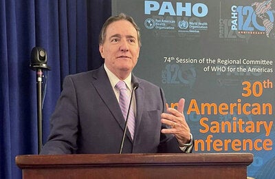 Dr. Jarbas Barbosa da Silva Jr. of Brazil is Elected PAHO Director 