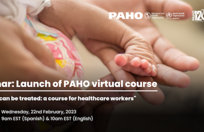 banner launch of paho virtual course clubfoot