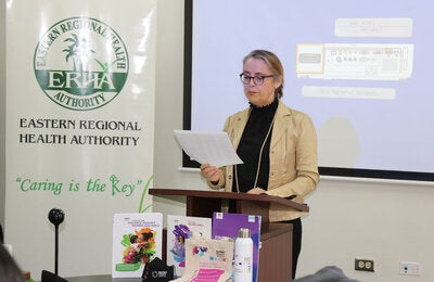 Ceremony to present certificates to Eastern Regional Health Authority staff who received training in care of survivors of intimate partner violence and sexual violence