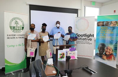 Ceremony to present certificates to Eastern Regional Health Authority staff who received training in care of survivors of intimate partner violence and sexual violence