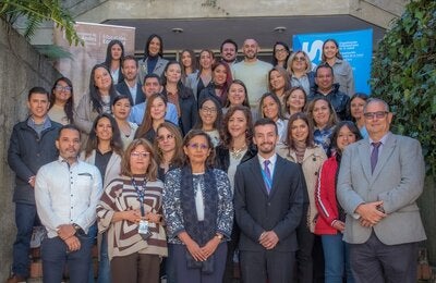 Grupo de participantes en el entrenamiento para periodistas y comunicadores sobre ENT en Bogotá, Colombia