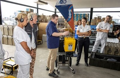 Donación de OPS/OMS de equipos de diagnóstico por imágenes y capacitación.