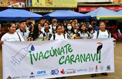 Vaccination activity in Bolivia