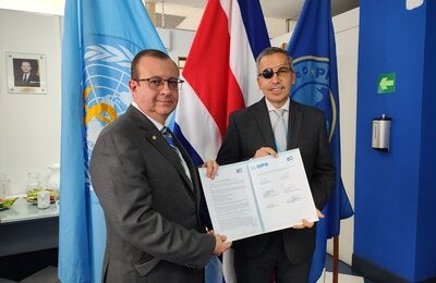 Dr. Jorge Victoria y el Dr. Alfonso Tenorio, nuevo Representante