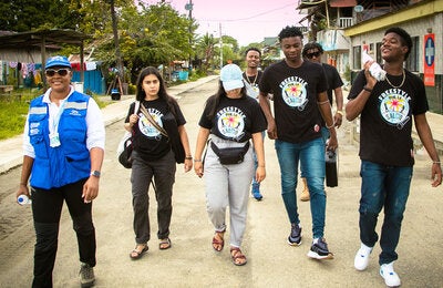 Hip Hop group shares health messages