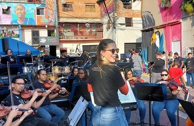 Orquesta Ayacucho en Jornada de Salud