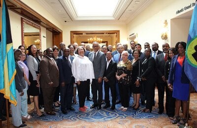 Caribbean Health Ministers and technical advisors who participated in the 29th Special COHSOD Health Meeting