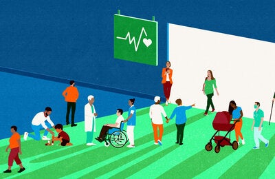 ODS 3 gente en distintas fases de la vida