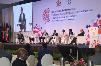 The panel for Violence as a Public Health Issue.