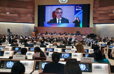 Se inaugura en Ginebra la 76.ª Asamblea Mundial de la Salud