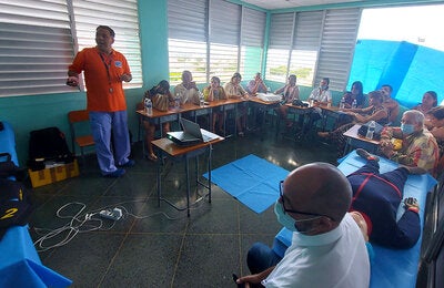 Taller sobre emergencia obstétricas en Cuba 2023