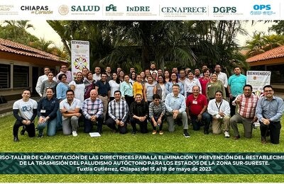 Capacitación en las Directrices para la Eliminación y Prevención del Restablecimiento de la Transmisión del Paludismo Autóctono