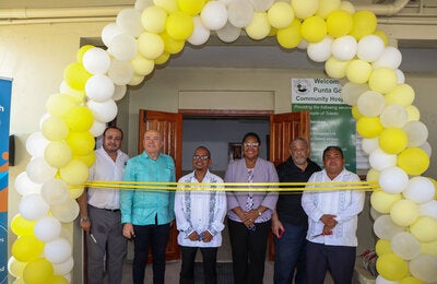 Handover of the Punta Gorda Community Hospital now a retrofitted smart health care facility