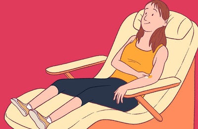 Woman donating blood