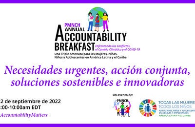 Desayuno anual de rendición de cuentas de PMNCH