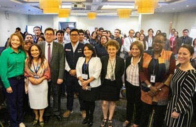 Taller sobre polio en Perú