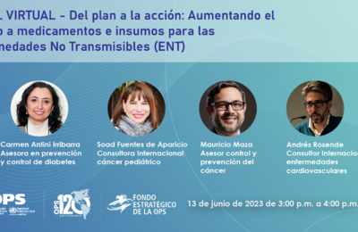 Del Plan a la Acción: Aumentar el Acceso a los Medicamentos e Insumos para las Enfermedades No Transmisibles (ENT)