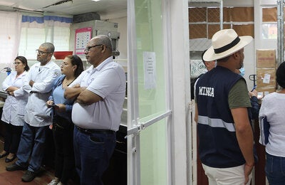 Visita misión malaria a Costa Caribe