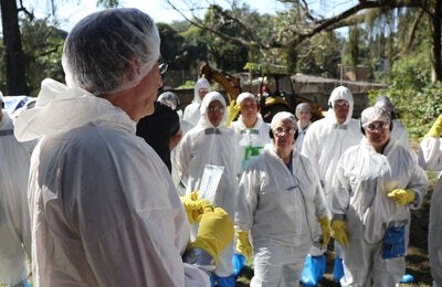 Taller de Gestión de Alta Mortalidad en Animales en Emergencia de Influenza Aviar