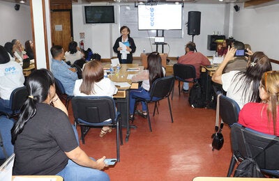 Taller de microplanificación dictado por la OPS a autoridades del MPPs