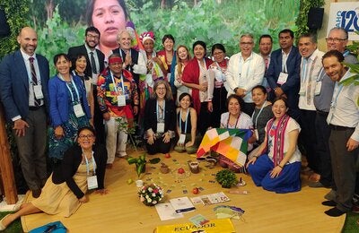 america's delegation at cumbre