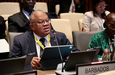 Minister of Health and Wellness Barbados